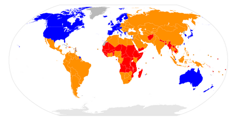 Classifications by the IMF and the UN